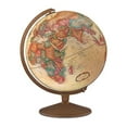 thumbnail image 1 of Franklin 12" Antique Globe with Accurate World Map - Educational Use & Home Decor, 1 of 5