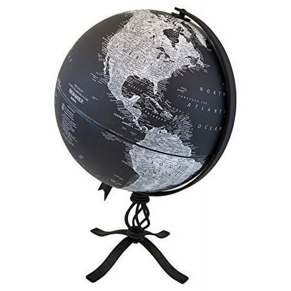 Replogle Hamilton Desktop Globe, Black