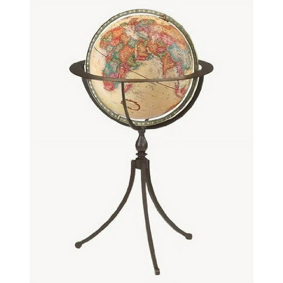 Replogle Marin Floor Globe, Antique 16"