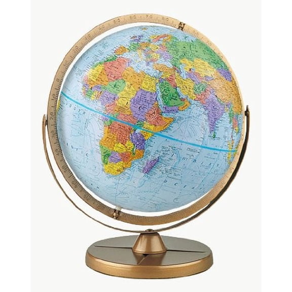 Replogle Pioneer Desktop Globe, Antique 12"
