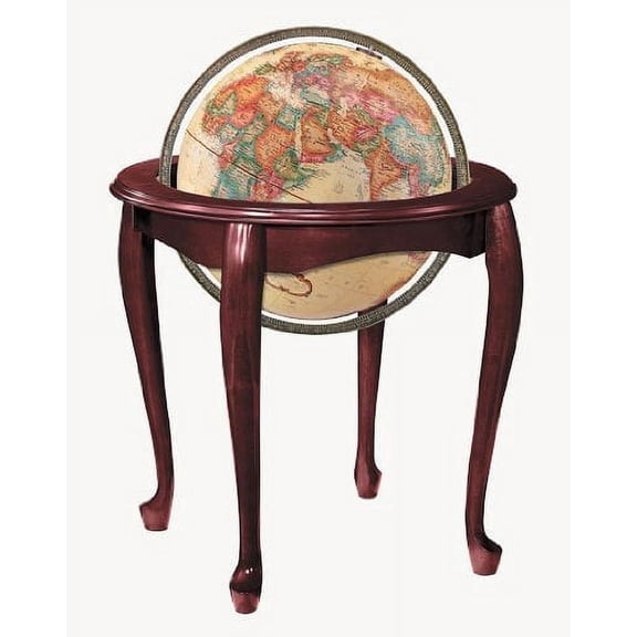 Replogle Queen Anne Floor Globe, Antique
