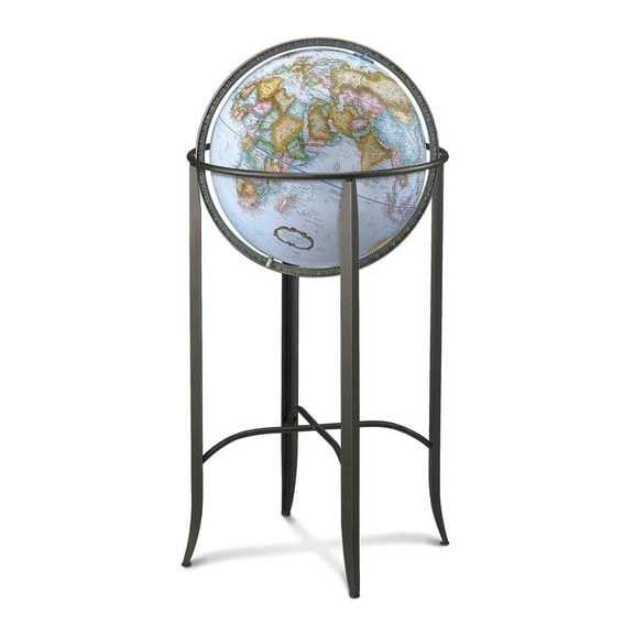 Replogle Trafalgar Floor Globe, Blue 16"