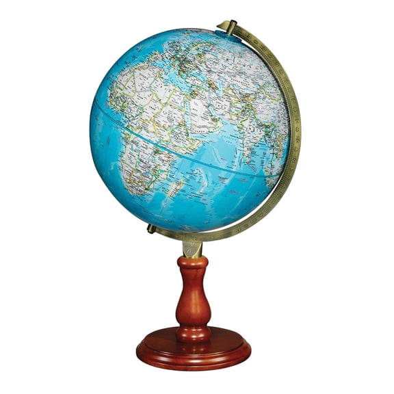 Replogle Wonder Globe 4.3 Moon Desktop Globe Specialty Lunar Surface Map Decorative Desk Globe for Home, Office & Classroom, STEM Educational Teaching Tool & Gift