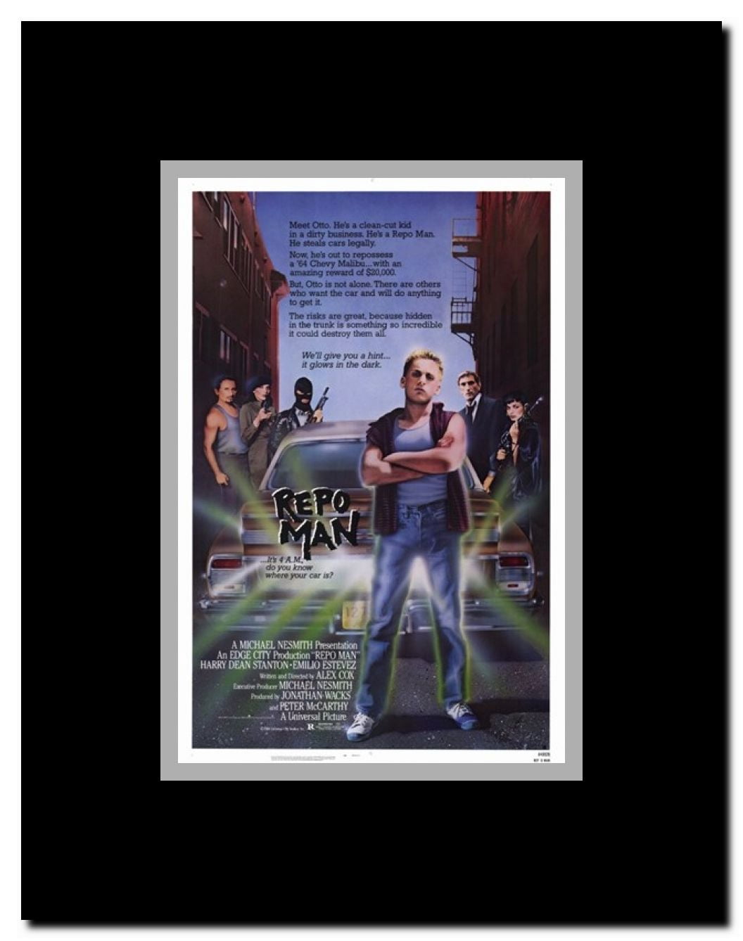 Repo Man Framed Movie Poster