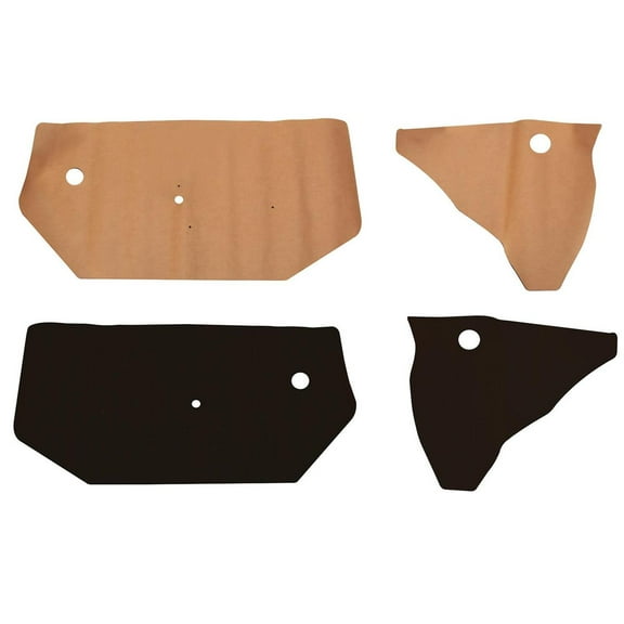 Repops CA114 Door Panel Watershields, 1968-69 Camaro