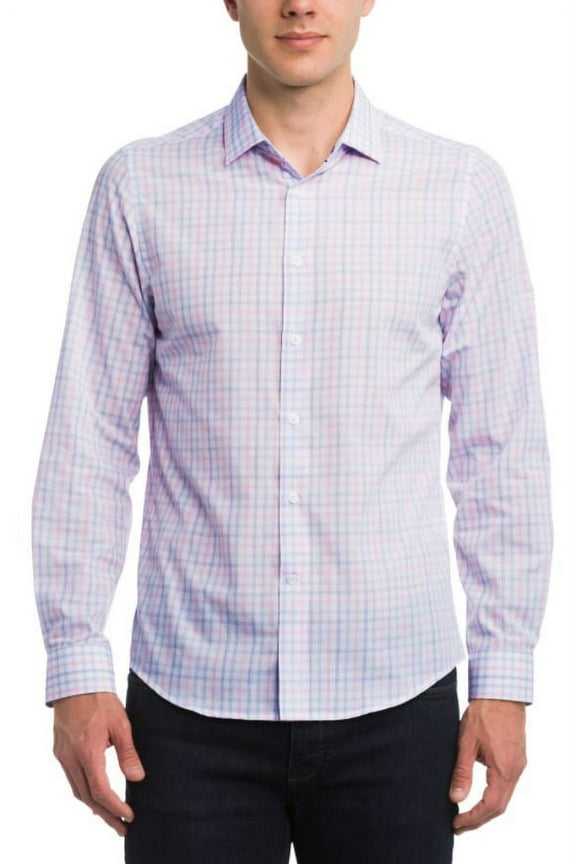 Blue Men's Yarn Dye Check, Medium