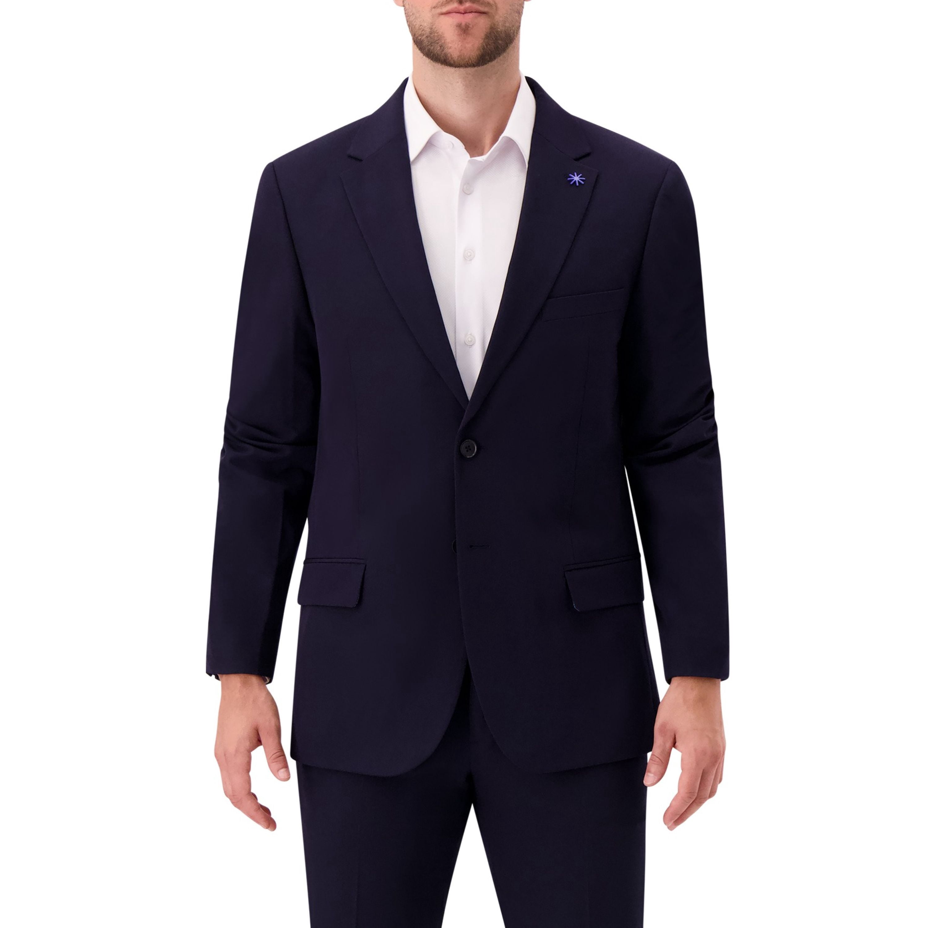 Report Collection Single Breast Full Lined Flat Pocket Woven Men's Jacket S/38 - XL/44