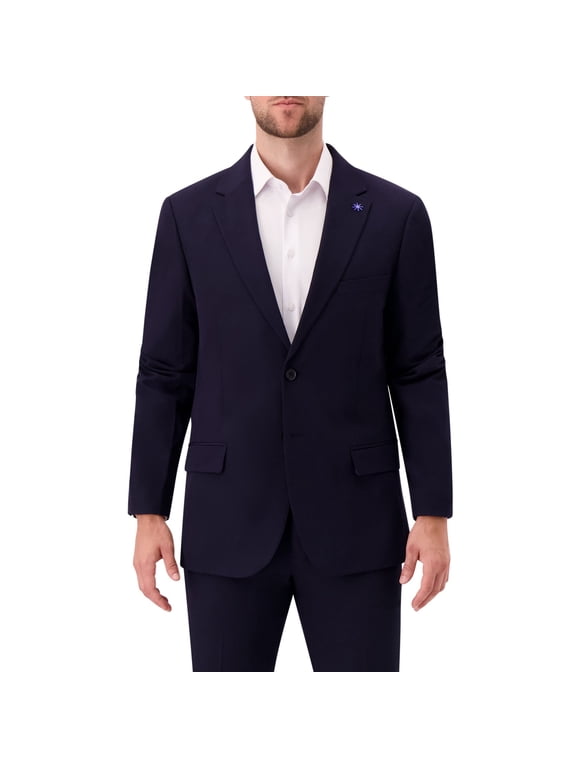 Single Breast Full Lined Flat Pocket Woven Men's Jacket