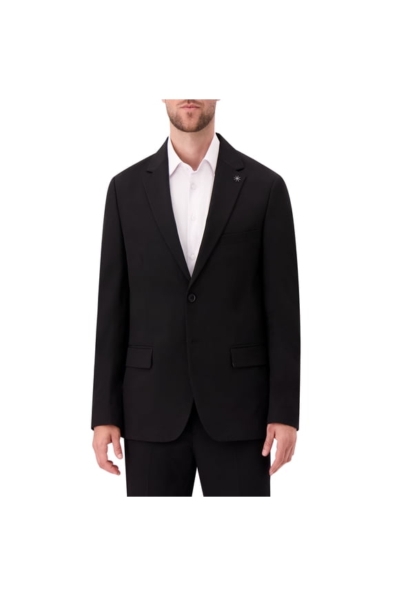 Single Breast Full Lined Flat Pocket Woven Men's Jacket