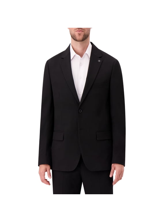 Single Breast Full Lined Flat Pocket Woven Men's Jacket