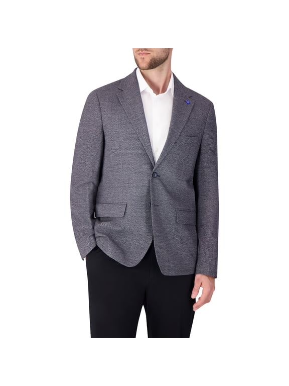 Single Breast Full Lined Flat Pocket Woven Men's Jacket