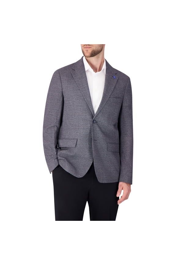Single Breast Full Lined Flat Pocket Woven Men's Jacket