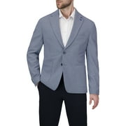 REPORT COLLECTION Single Breast Full Lined Patch Pocket Seersucker Men's Jacket