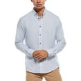 thumbnail image 1 of Report Collection mens  4-Way Stretch Geo Print Sport Shirt, l, Blue, 1 of 3