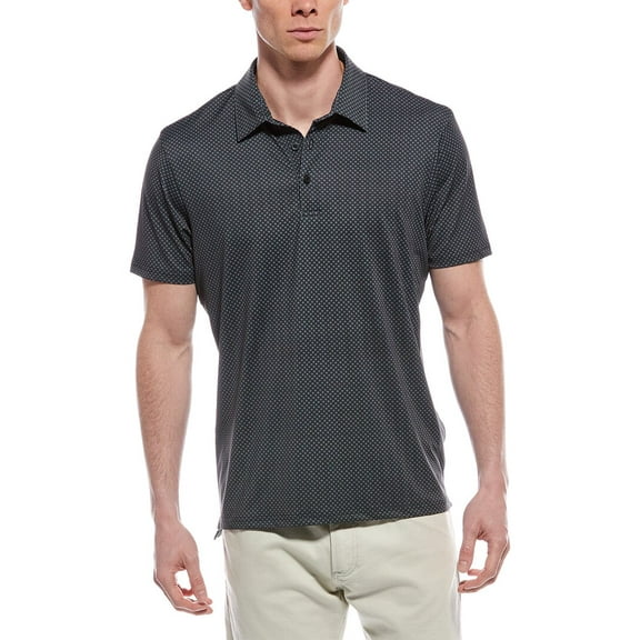Report Collection mens  Knit Performance Polo Shirt, s, Black