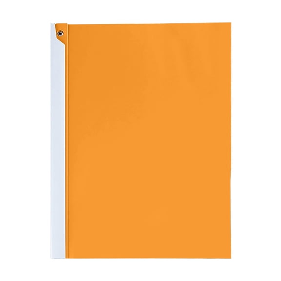 Report Cover with Swing Clip, Plastic Report Cover, Heavy Duty Presentation Folder – For A4 Letter Size Paper, File Document Organizer for Business, 1 Pcs, 12.20x9.21"(Orange)