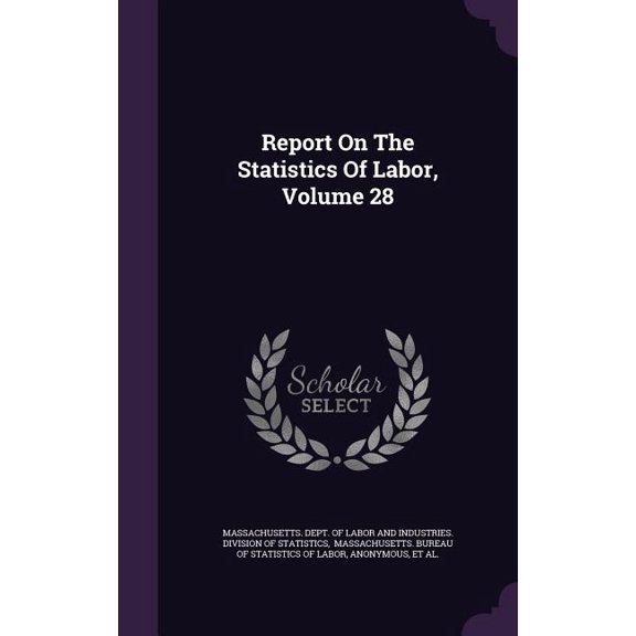 Report On The Statistics Of Labor, Volume 28 (Hardcover)