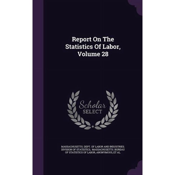 Report On The Statistics Of Labor, Volume 28 (Hardcover)