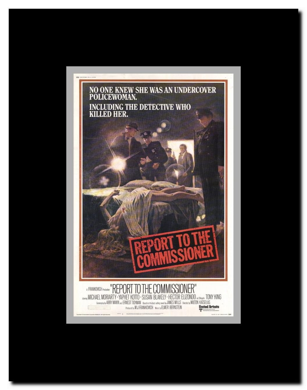 Report to the Commissioner Framed Movie Poster