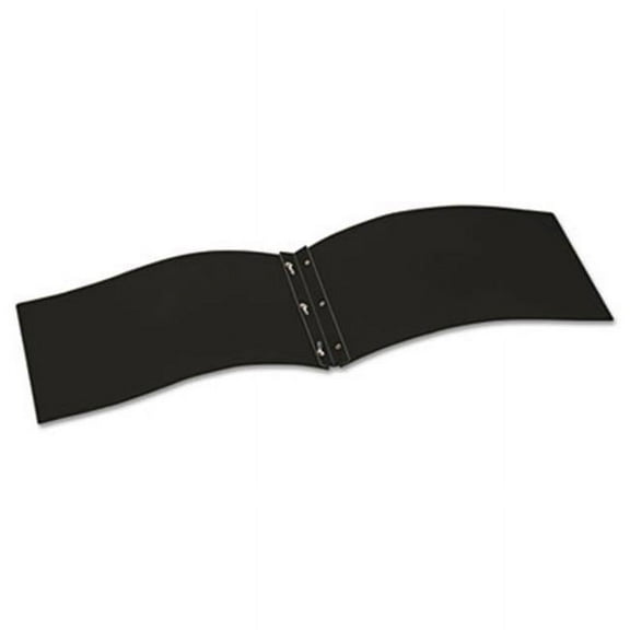 ReportPro Tabloid Portfolio with Fasteners  11 x 17  Black