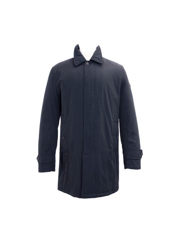Collared Trench Coat IT 46 Navy Blue