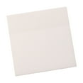 thumbnail image 1 of Repositionable Transparent Sticky Notes Frosted PET Adhesive Memo Pads 2.99x2.99 Inch Reusable Annotation Tabs 50 Sheets Per Pad Translucent Office Learning Marking System, 1 of 6
