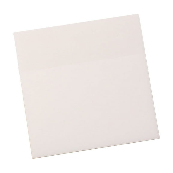 Repositionable Transparent Sticky Notes Frosted PET Adhesive Memo Pads 2.99x2.99 Inch Reusable Annotation Tabs 50 Sheets Per Pad Translucent Office Learning Marking System