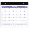 thumbnail image 1 of Repositionable Wall Calendar, 15 x 12, White/Blue/Red Sheets, 12-Month (Jan to Dec): 2024, 1 of 8