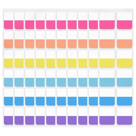 Repositionable & Writable Sticky Indexes Tabs Book Tabs Flags Adhesive Page Markers in 3 Size, Sticky Tabs for Notebooks