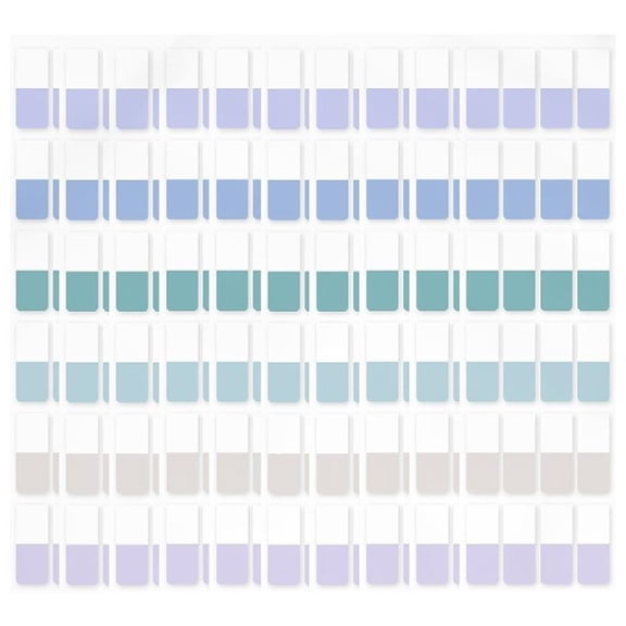 Repositionable and Writable Stick Index Tabs Book Tabs Flags Adhesive Page Markers in 3 Size, Stick Tabs for Notebooks