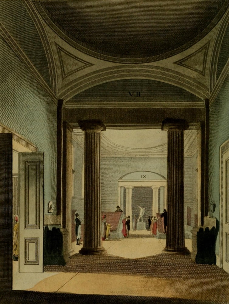 Repository of Arts 1817 British Museum Canvas Art - Unknown (24 x 36)