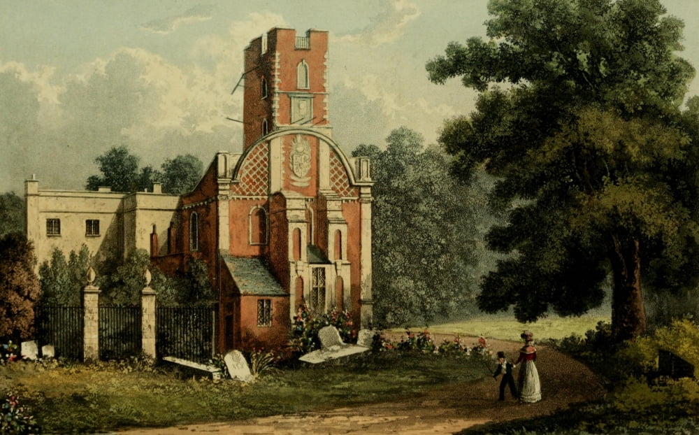 Repository of Arts 1817 Bunney Hall Canvas Art - Unknown (24 x 36)