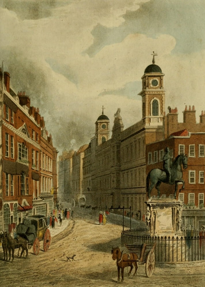 Repository of Arts 1817 Charing Cross Canvas Art - Unknown (18 x 24)