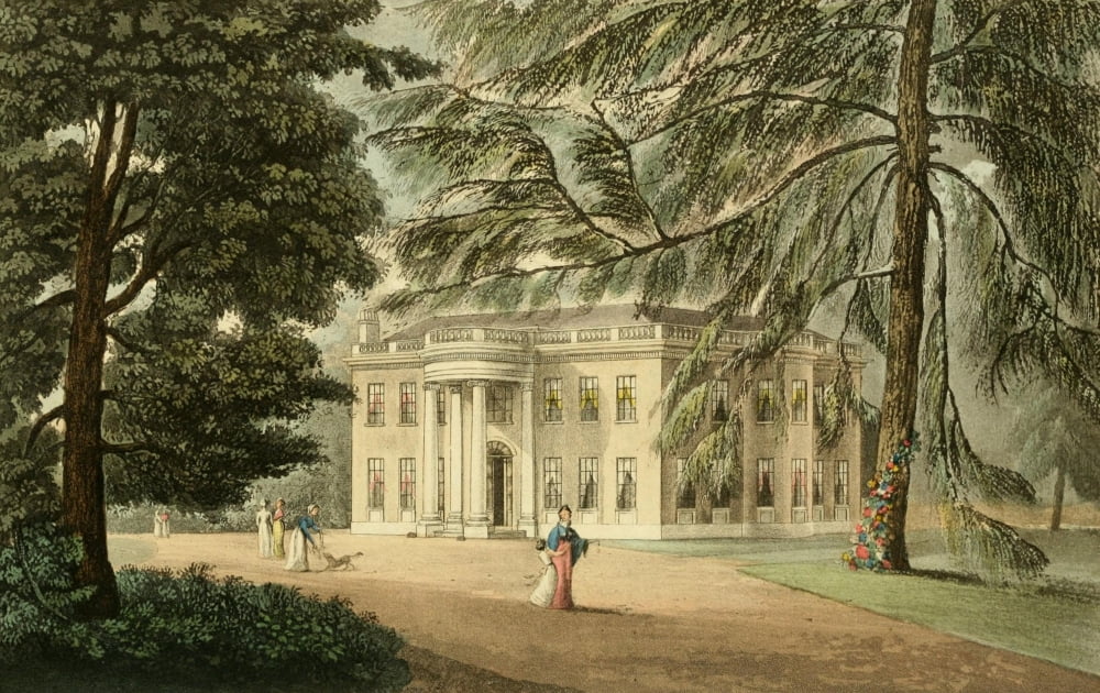 Repository of Arts 1817 Delaford Park Canvas Art - J Gendall (24 x 36)