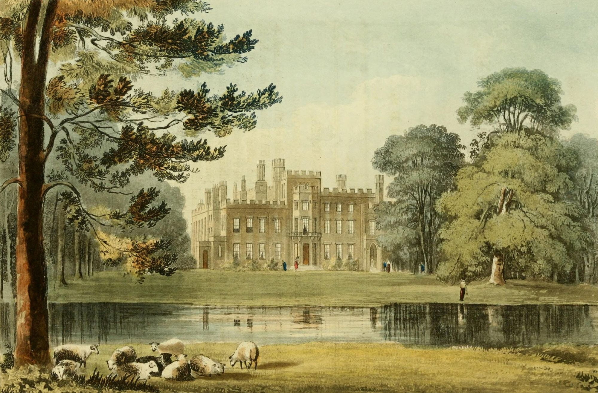 Repository of Arts 1817 Ditton Canvas Art - J Gendall (24 x 36)