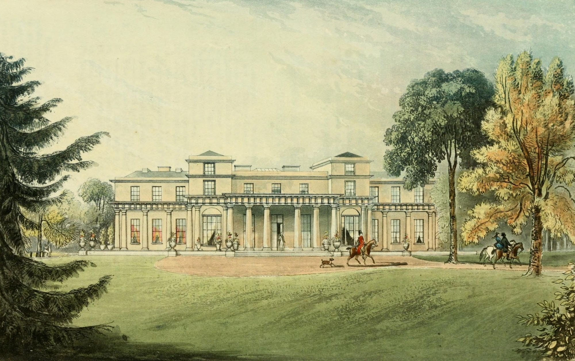 Repository of Arts 1817 Dropmore Canvas Art - J Gendall (18 x 24)