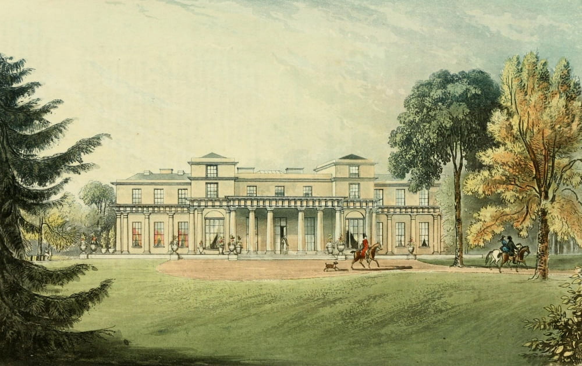 Repository of Arts 1817 Dropmore Canvas Art - J Gendall (24 x 36)
