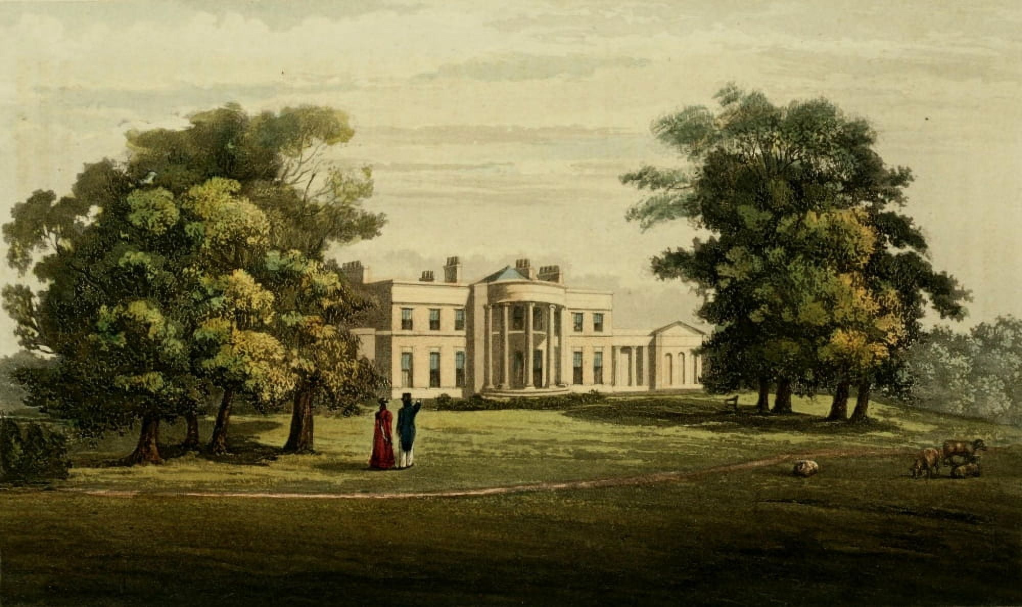 Repository of Arts 1817 Holwood Park Canvas Art - Unknown (24 x 36)