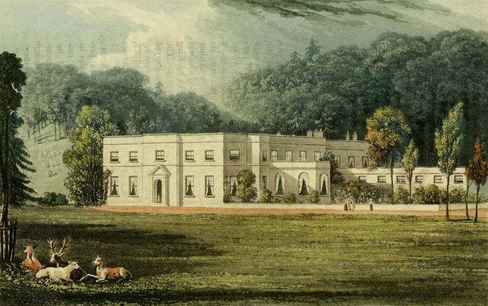 Repository of Arts 1817 Killerton Canvas Art - Unknown (24 x 36)