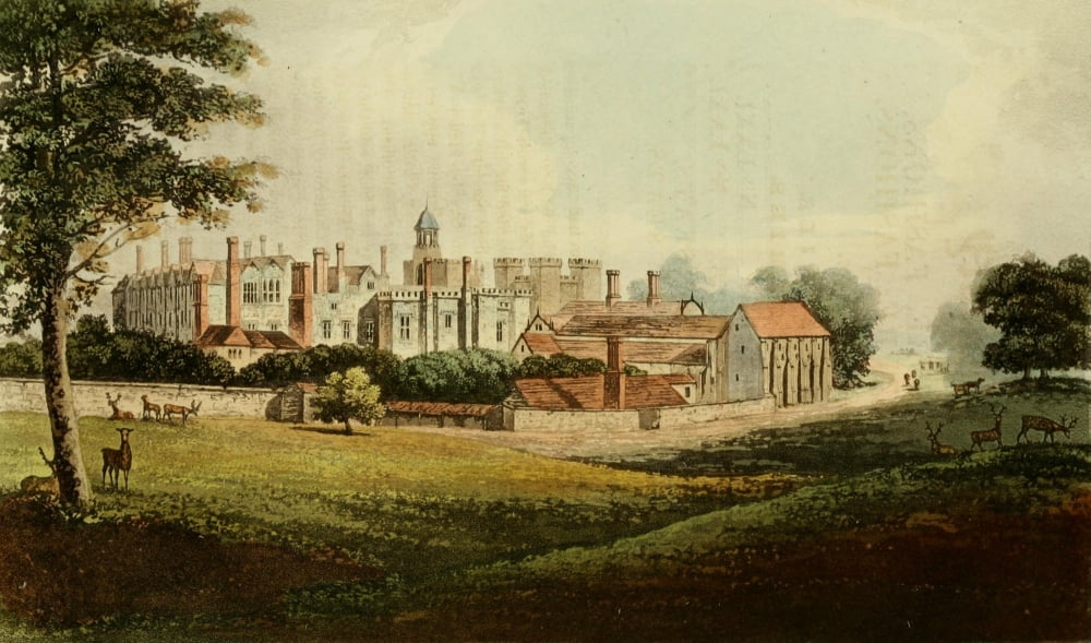Repository of Arts 1817 Knole Canvas Art - Unknown (18 x 24)