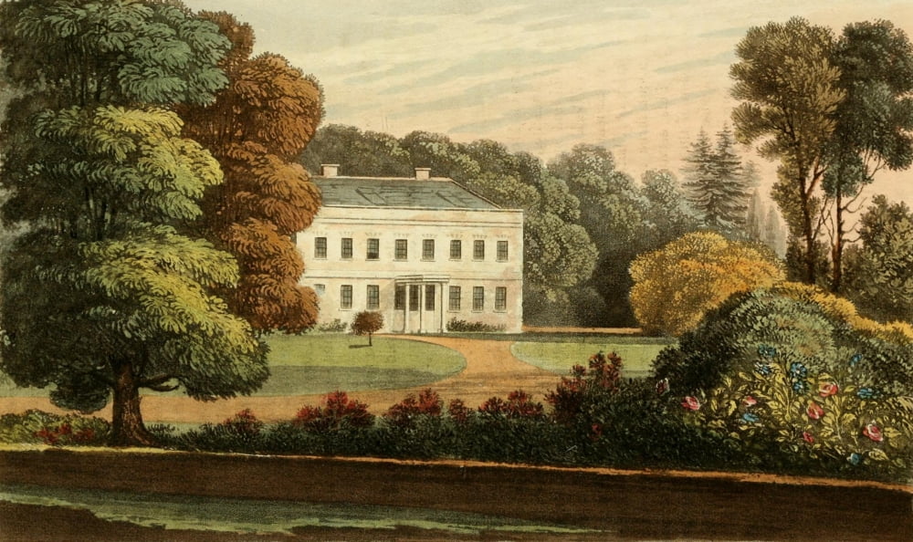 Repository of Arts 1817 Midgham House Canvas Art - Frederick WL Stockdale (18 x 24)