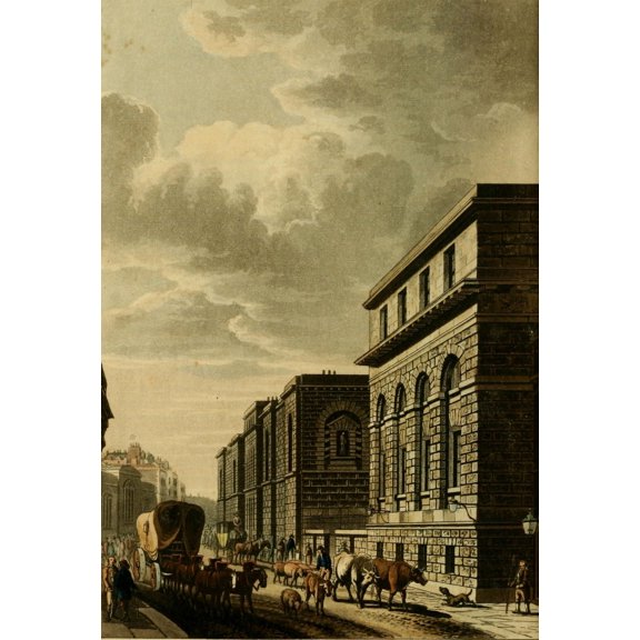 Repository of Arts 1817 Old Bailey Poster Print by Unknown (24 x 36)
