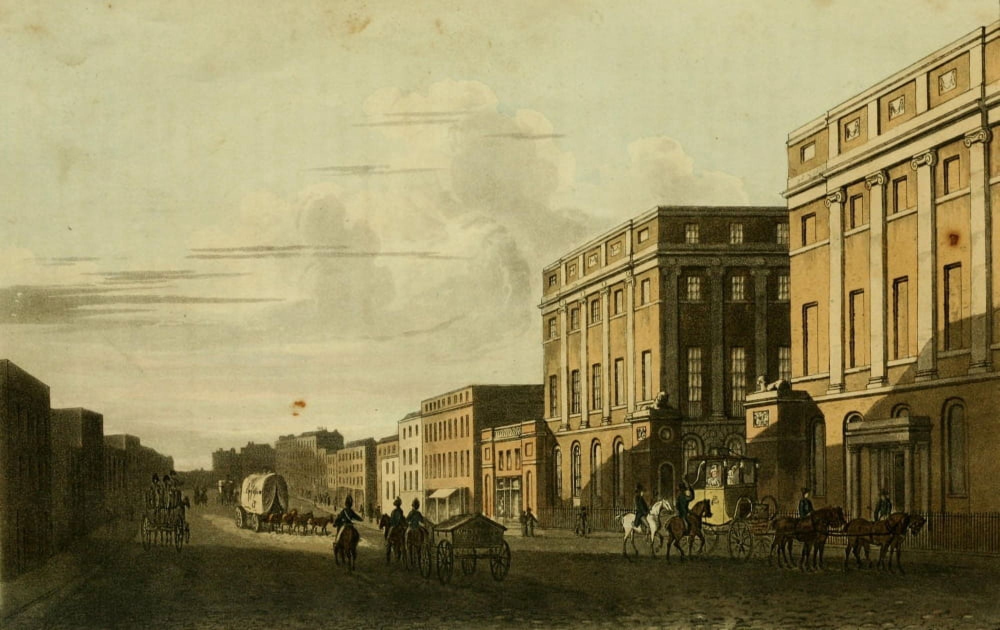 Repository of Arts 1817 Oxford Street Canvas Art - Unknown (18 x 24)