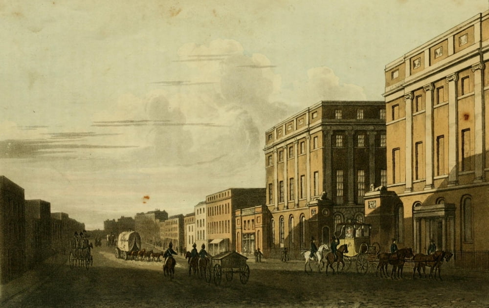 Repository of Arts 1817 Oxford Street Canvas Art - Unknown (24 x 36)