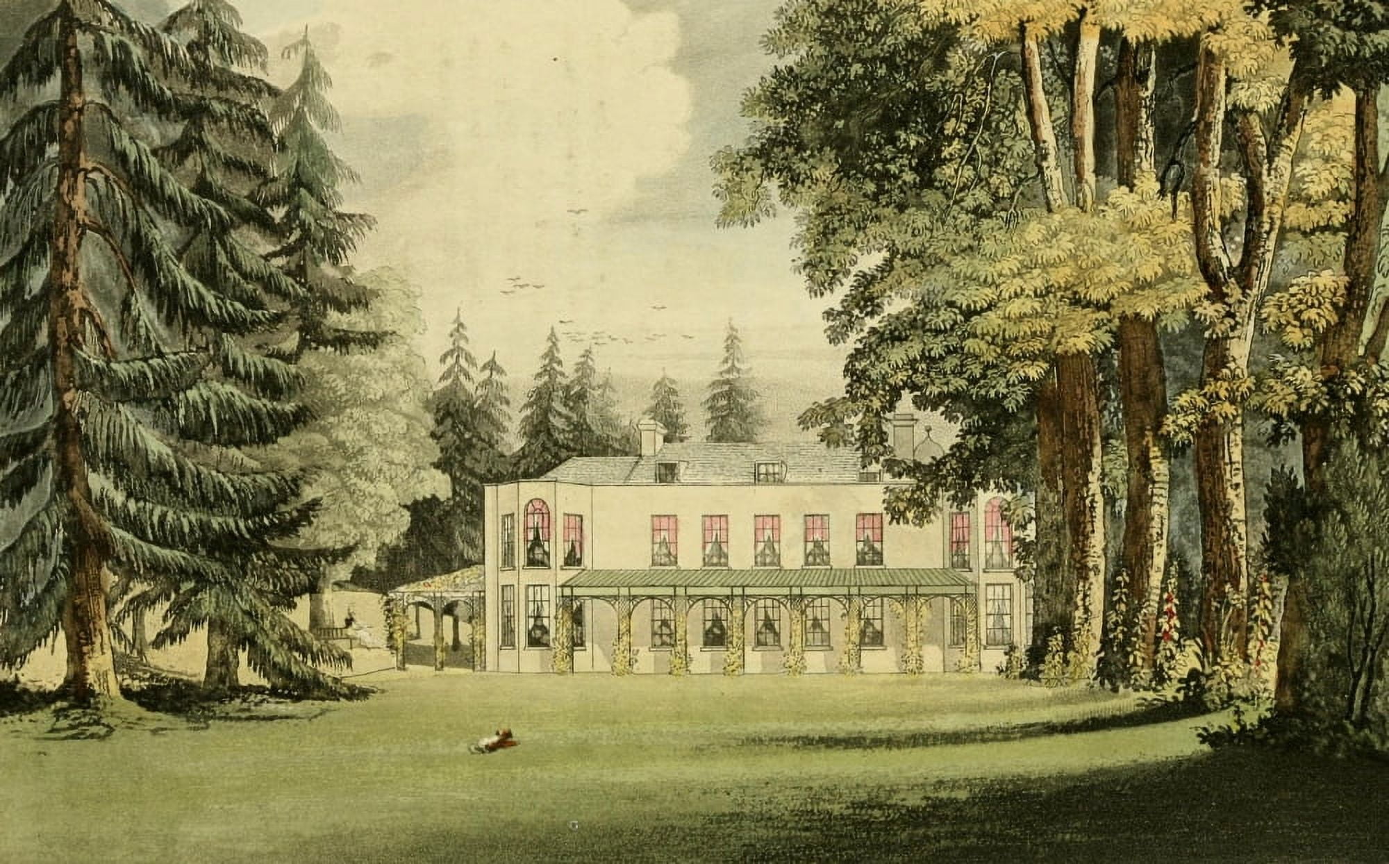 Repository of Arts 1817 Pelling place Canvas Art - J Gendall (24 x 36)