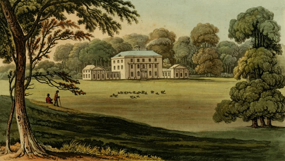 Repository of Arts 1817 Piercefield Canvas Art - Frederick WL Stockdale (24 x 36)