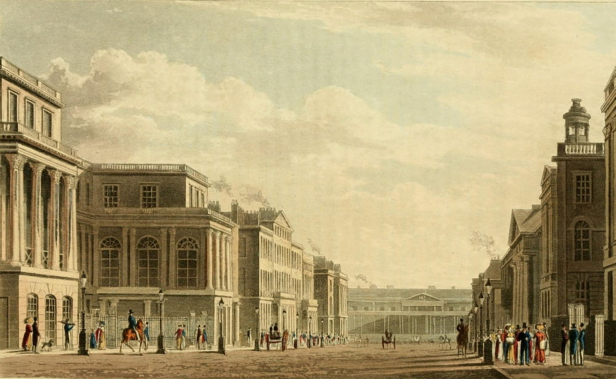 Repository of Arts 1817 Regent Street Canvas Art - Unknown (18 x 24)