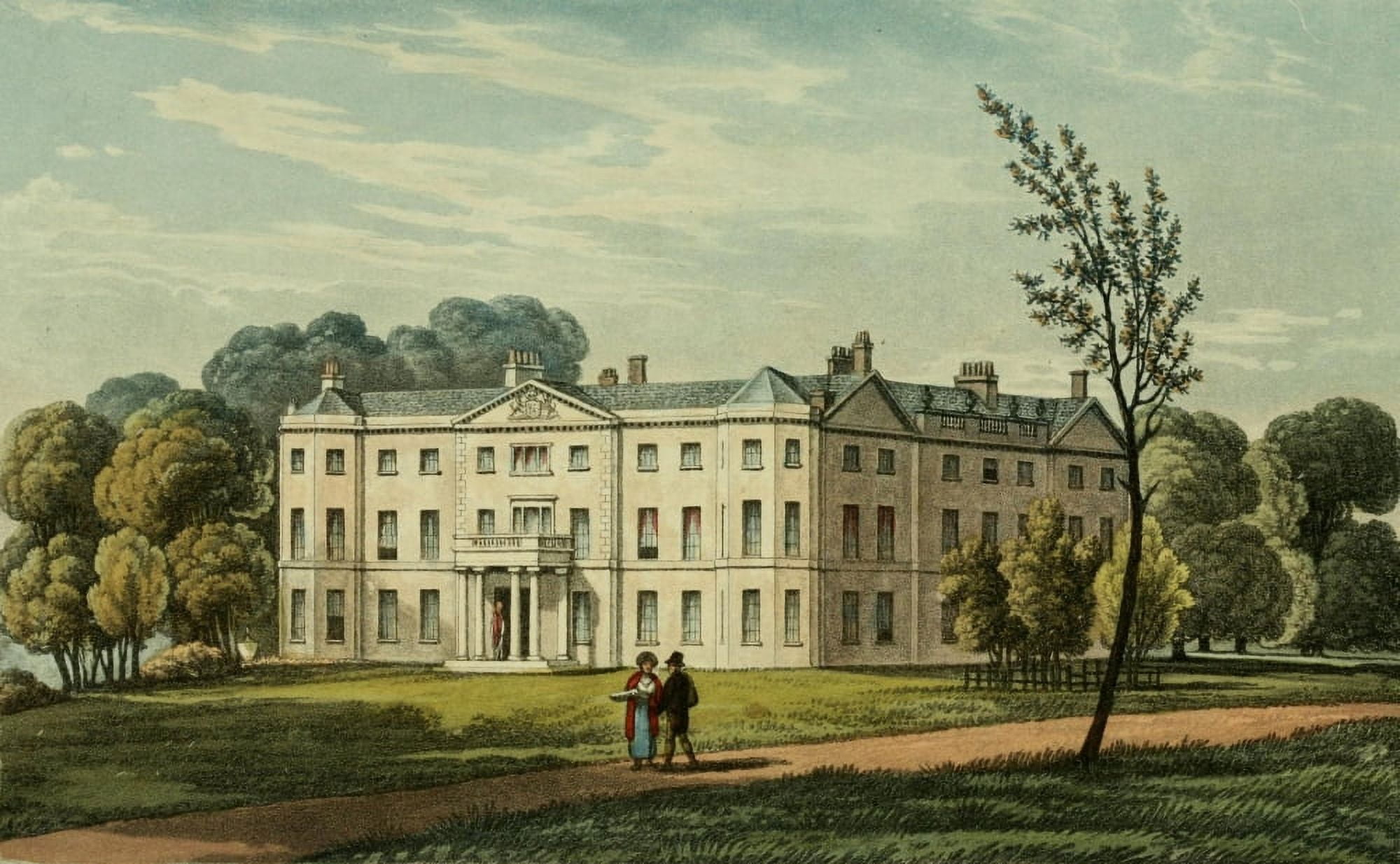 Repository of Arts 1817 Saltram Canvas Art - Frederick WL Stockdale (18 x 24)