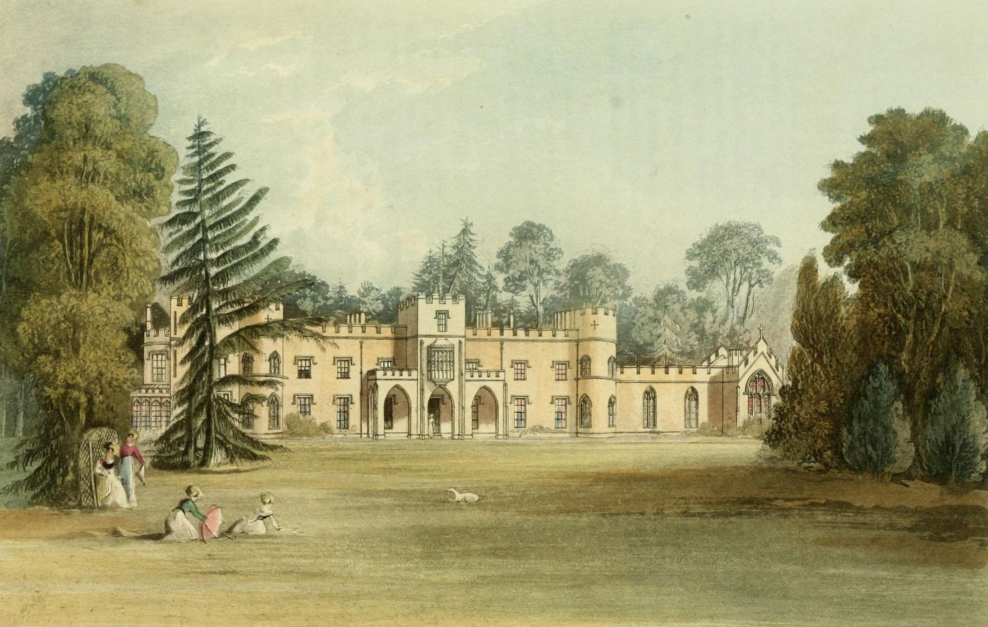 Repository of Arts 1817 Sophia lodge Canvas Art - J Gendall (24 x 36)