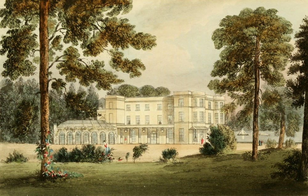 Repository of Arts 1817 St Margarets entrance front Canvas Art - J Gendall (24 x 36)